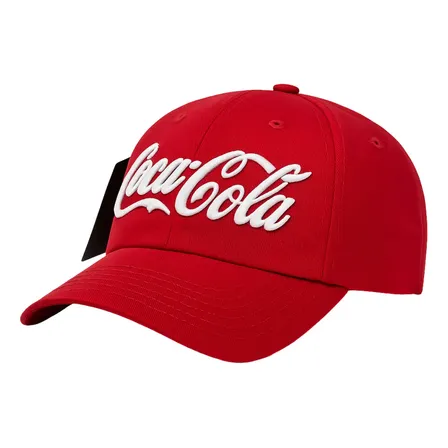 Boné Coca Cola Basico Bordado Aba Curva Trucker Unissex