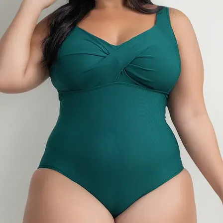 Maiô Feminino Plus Size Reforçado Modelador Levanta Seios