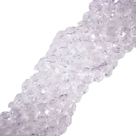 Fio De Cristal Vidro Transparente - Miçangas 8mm Com 10 Fios