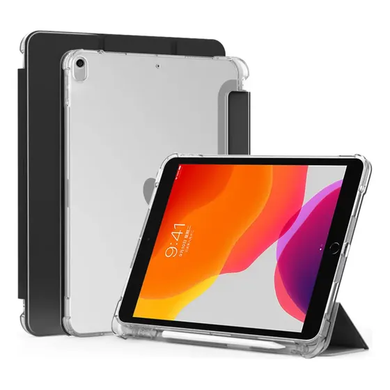 Capa Dobrável Silicone Listas Para iPad 7/8/9 10.2