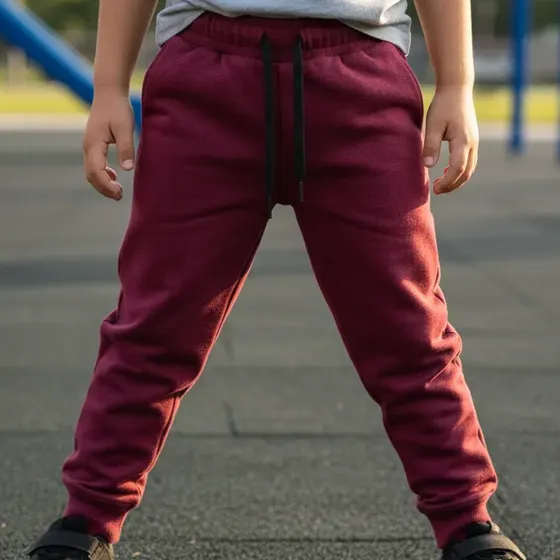 Kit 4 Calças Infantil Moletom Jogger Flanelado Cordão Ajuste