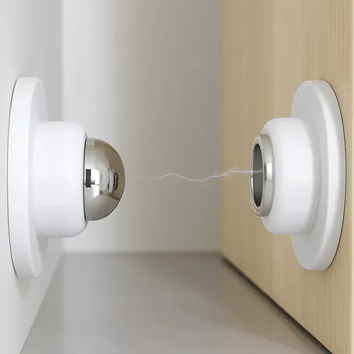 Trava Porta Fixador Parede Imã Dupla Face Parafuso Prendedor
