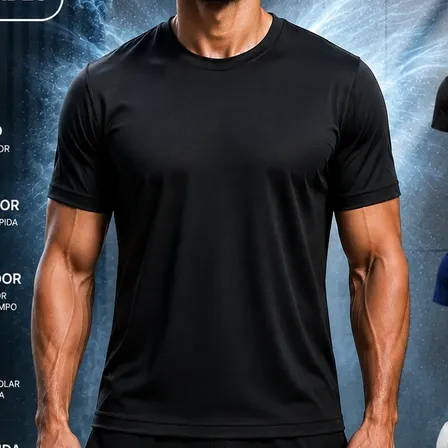 Kit 3 Camisetas Masculina Dry Fit Poliamida Premium Academia