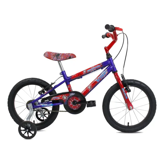 Bicicleta Infantil Aro 16 Masculina Até 7 Anos Super Heróis