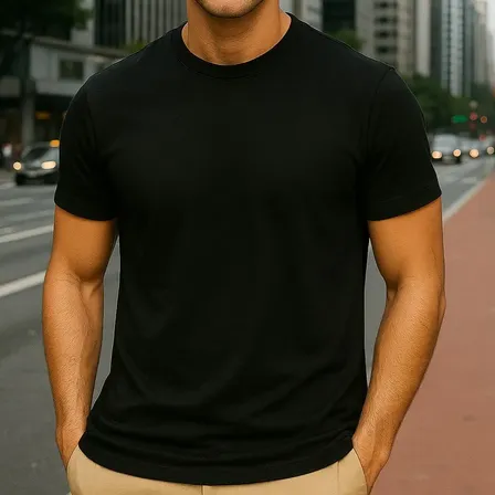 Camiseta Algodão Egípcio Masculina