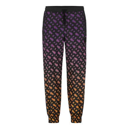 Boss X Khaby Calça Tracksuit Relaxed Fit Com Monogramas Degr
