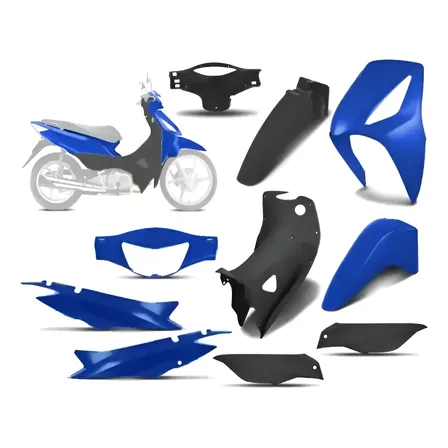 Kit Carenagem Completa Honda Biz 125 Ks Es Ano 2006 Até 2010