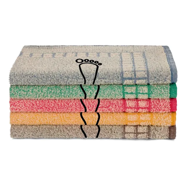 Kit 05 Tapete P/ Banheiro Felpudo 45x70cm 100%algodão Oferta