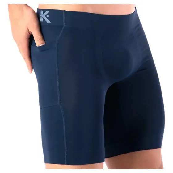 Bermuda Térmica Compressão Anti Assadura Short Com Bolso
