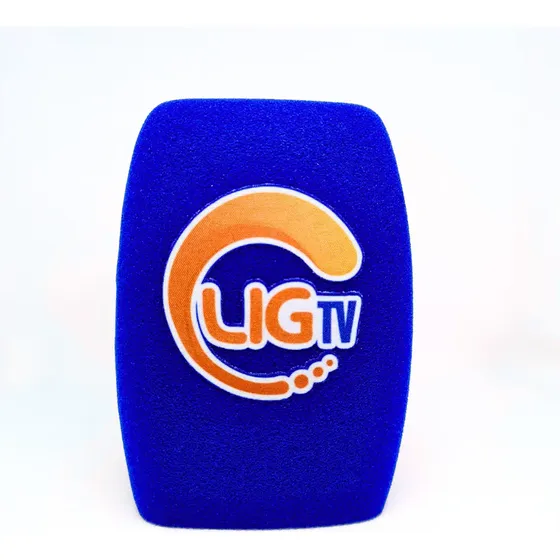 Espuma De Microfone Quadrada Personalizada C/ Logo