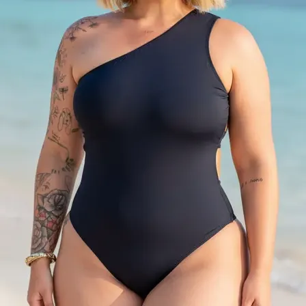 Maiô Nula Manga Talas Feminino Bojo Liso Praia Piscina Verão