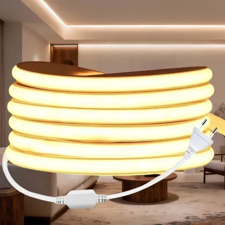 Mangueira 10mts De Led Cob 288led/m Prova Agua 3000k 6500k