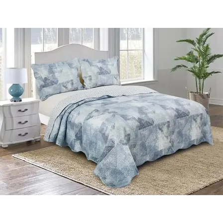 Kit Colcha King Gigante Matelasse Camesa Patwork Cobre Leito