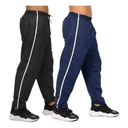 Kit 2 Calça Tactel Masculina Premium Cores Qualidade