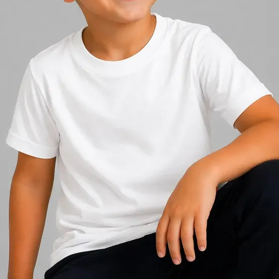 Camiseta Infantil Juvenil 100% Algodão