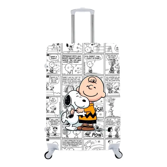 Capa De Mala Personalizada Snoopy Viagens Bagagens
