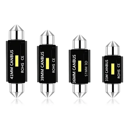 Par Ultra Led Torpedo Canbus C5w C10w Extra Forte 6.000k 10w