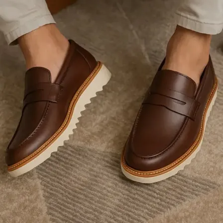 Vérez Mocassim Social Loafer Masculino Sintético