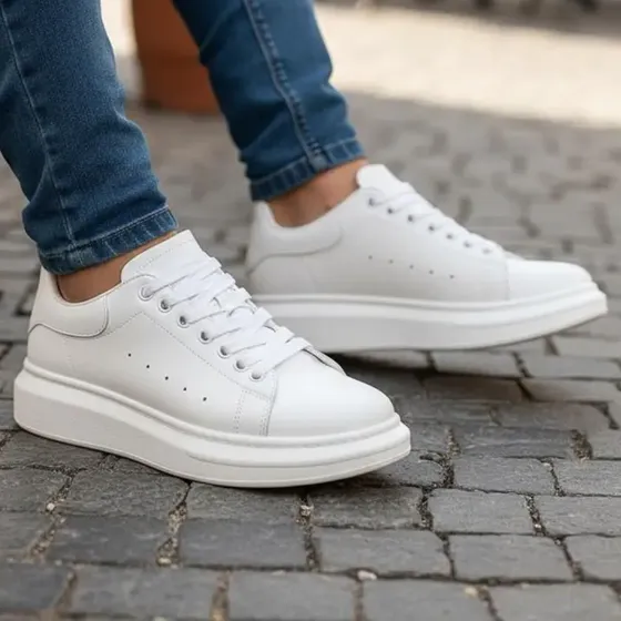 Tenis Casual Masculino Sola Alta Oversize Sneaker Clásico