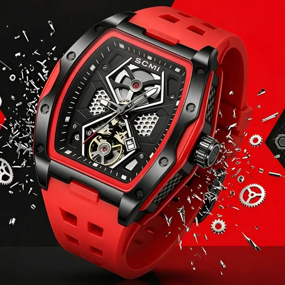 Relógio Masculino Scmi Premium Prova Dágua Sport Shock