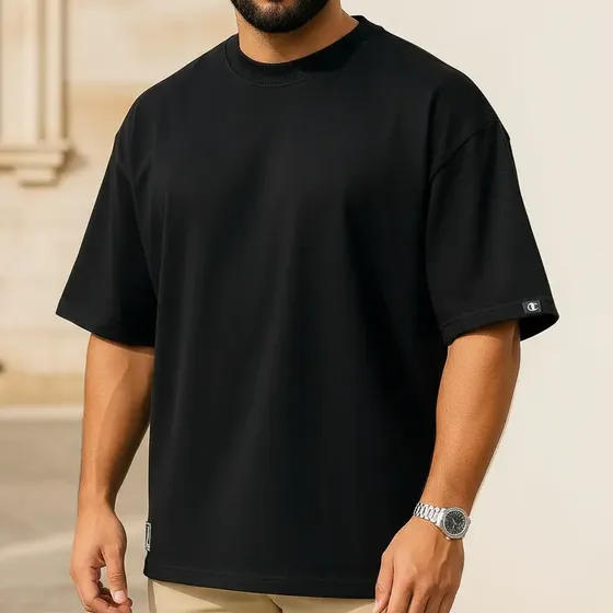 Camiseta Oversized Masculina 100% Algodão Suedine