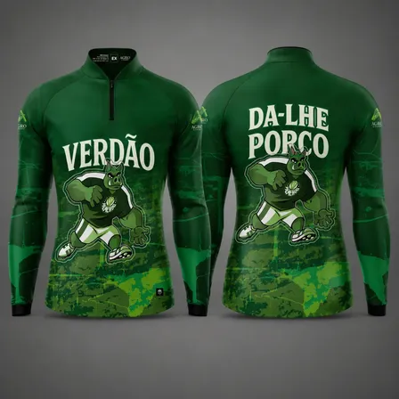 Camisa Camiseta Agro Palmeiras Verdão Proteção Solar Uv50+