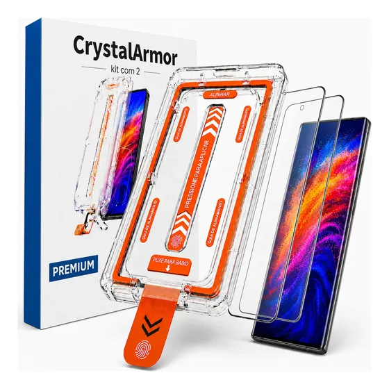 Película Crystal Armor Samsung Alta Definição Vidro Hd Kit2