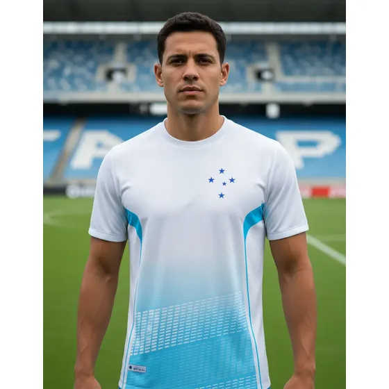 Camisa Cruzeiro Masculina Degrade Oficial Licenciado