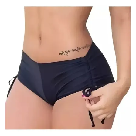Shorts Praia Sunkini Feminino Regulagem Lateral Pancadão