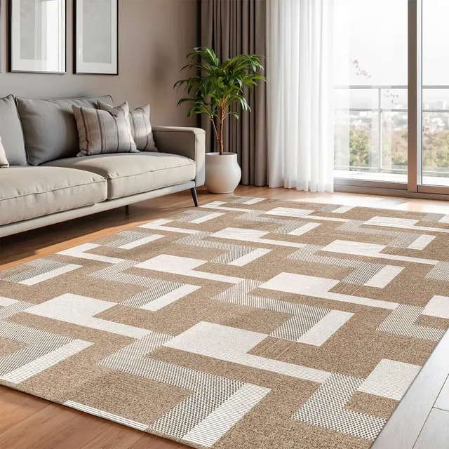 Tapete Maya Decorativo 2,00x2,50 Antiderrapante Sala Quarto