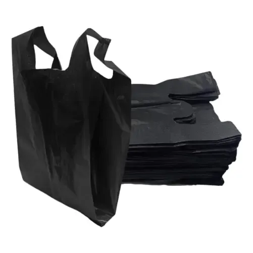 Sacola Plástica Reforçada 3kg Preta - Escolha Sua Medida