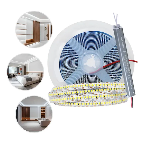 5m Fita Led 3528 Bivolt Ip20 240 Leds/m 18w/m + Fonte 5a 12v