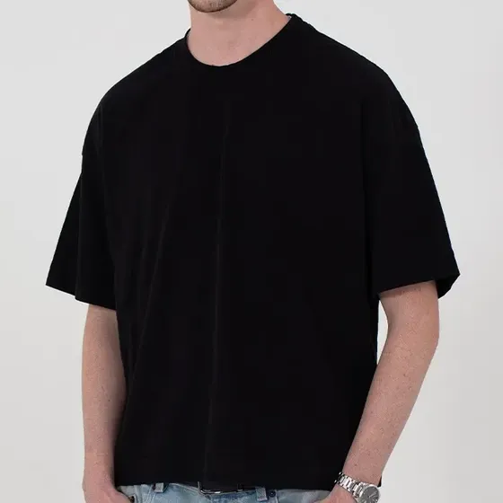 Camiseta Oversized Heavy Boxy 100% Algodão Unissex