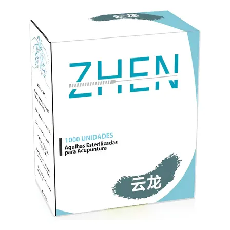 Agulha Sistêmica Para Acupuntura Zhen Importada Com 1000 Un
