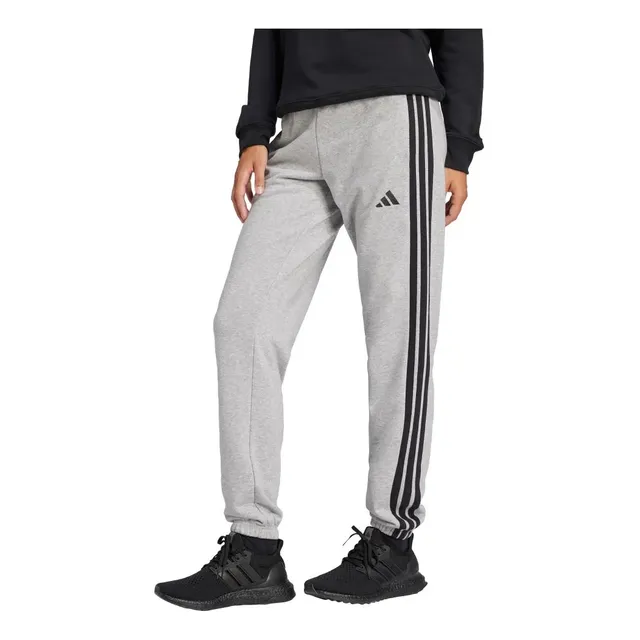Calça Essentials French Terry Cuffed 3 Listras adidas