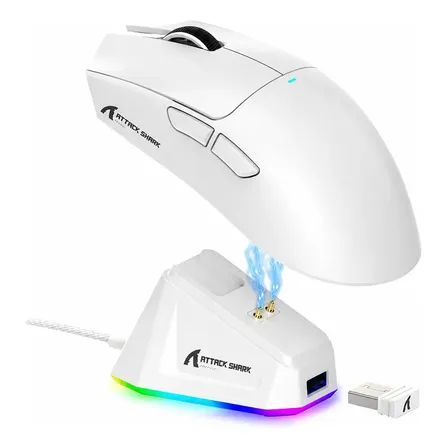 Mouse Attack Shark X11 Gamer Óptico Sem Fio 5 Botões