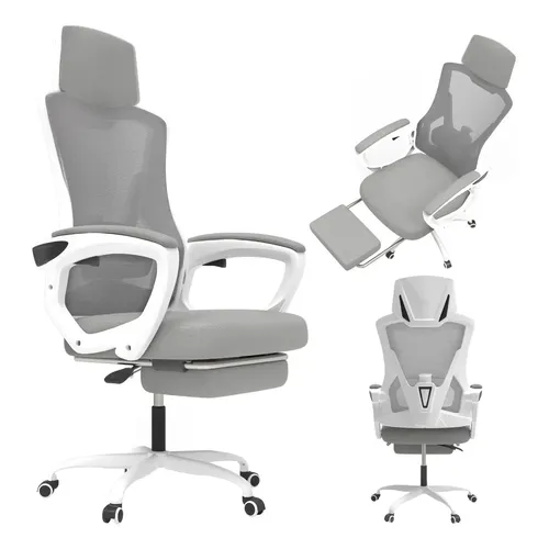 Cadeira De Escritório Ergonômica Mesh Ajuste Lombar
