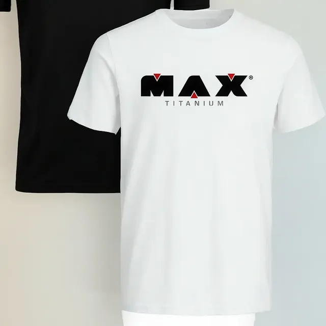 Camiseta Max Titanium Dry Fit Treino Camisa Academia Logo