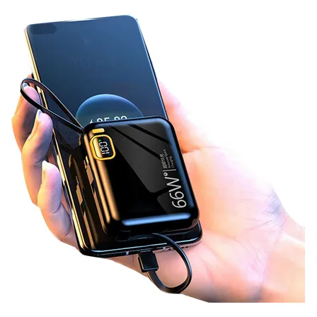Mini Carregador 12000 Mah Portátil Power Bank Celular