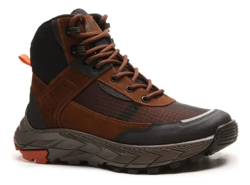 Bota Adventure Tracking Masculina Urbana Couro Confortável