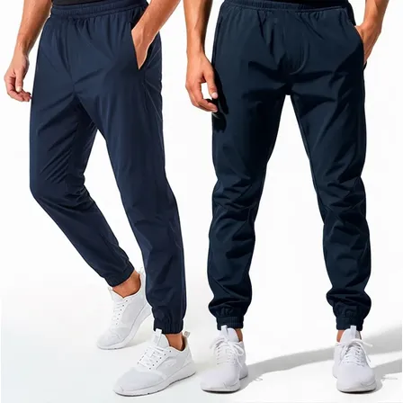 Kit 2 Calça Jogger Tactel Academia Com Elastano Masculina