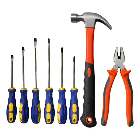 Kit Ferramentas Jogo 6 Chaves Alicate Bico Alicate Corte