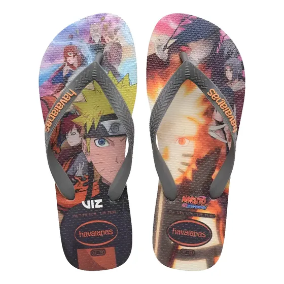 Chinelo Havaianas Naruto Akatsuki Shippuden