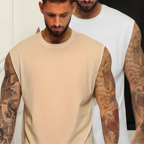 Kit Camiseta Regata Alongada Oversized C/3 Machao