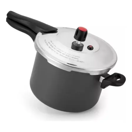 Panela De Pressão Alegrete Antiaderente 4.5l Cabo De Baquelite Cinza