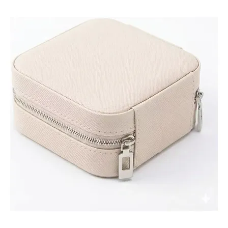 Kit 10 Mini Porta Jóias Viagem Maleta Caixa Zíper Atacado
