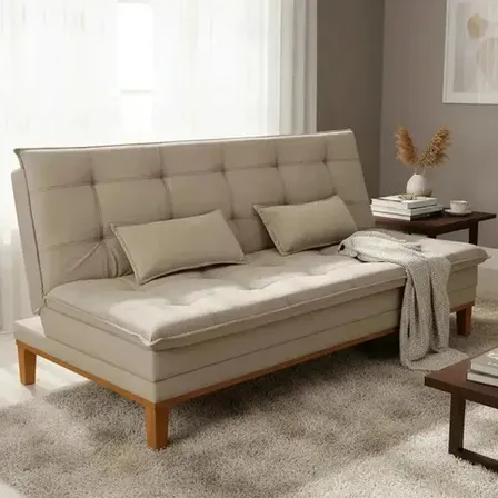 Sofá Cama Mobly Reclinável Disponível Em 10 Cores No Suede