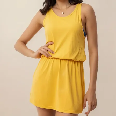 Vestido De Praia Com Proteção Uv 50+