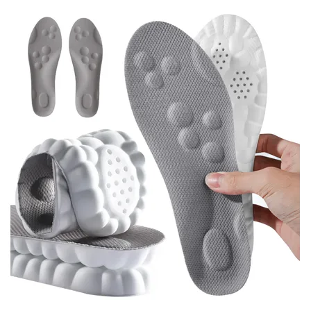 2 Pares Palmilha De Altissimo Conforto 4d Tênis Sapatos