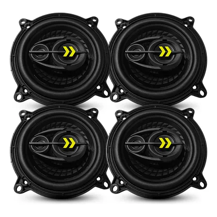 Kit Alto Falante Barato Triaxial Bravox Revo Lançamento 280w